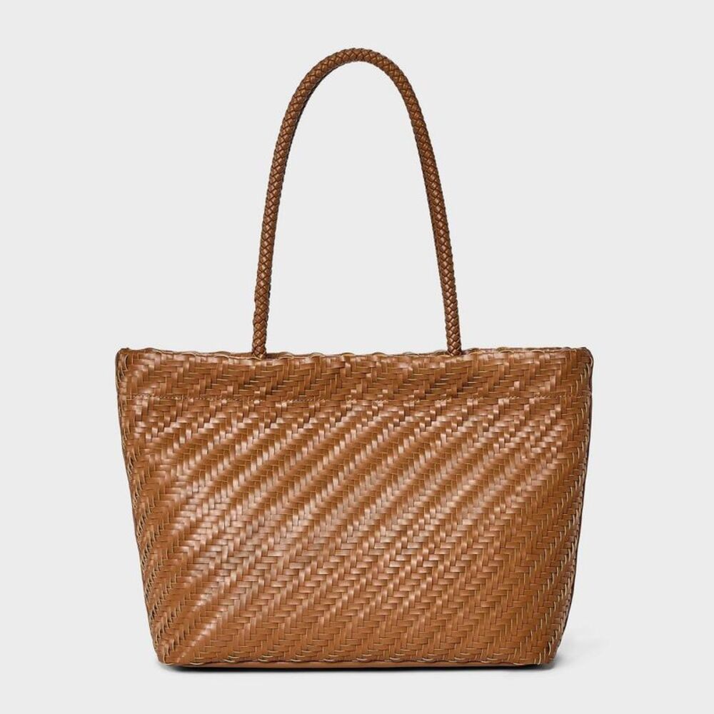 A New Day - Woven Tote Bag - A New Day Brown Brown